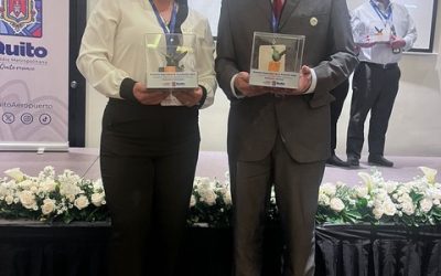 La excelencia de ECOGAL en temas de seguridad se reconoció en Quito, dos colaboradores premiados