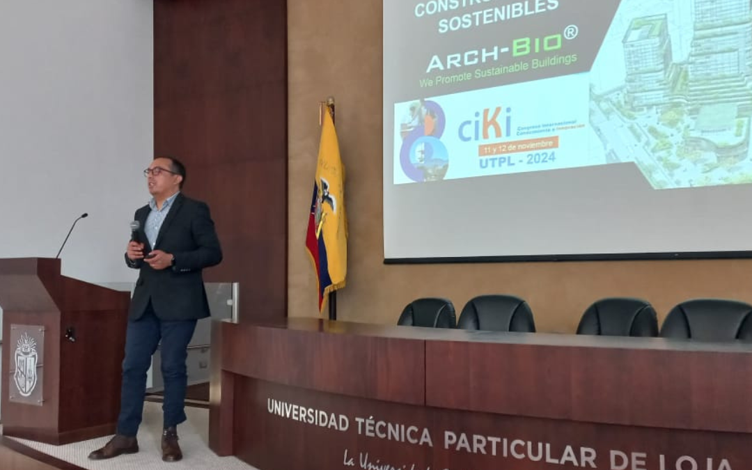 Arch-Bio Promueve la Construcción Sustentable en el Congreso Internacional de Conocimiento e Innovación (CIKI)