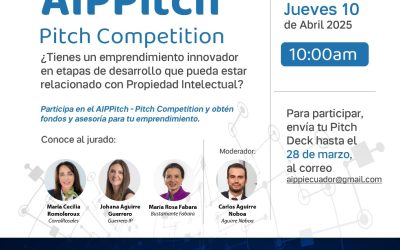 Bustamante & Fabara Apoya el AIPPitch 2025: Oportunidad para Impulsar tu Emprendimiento con Asesoría Legal en Propiedad Intelectual