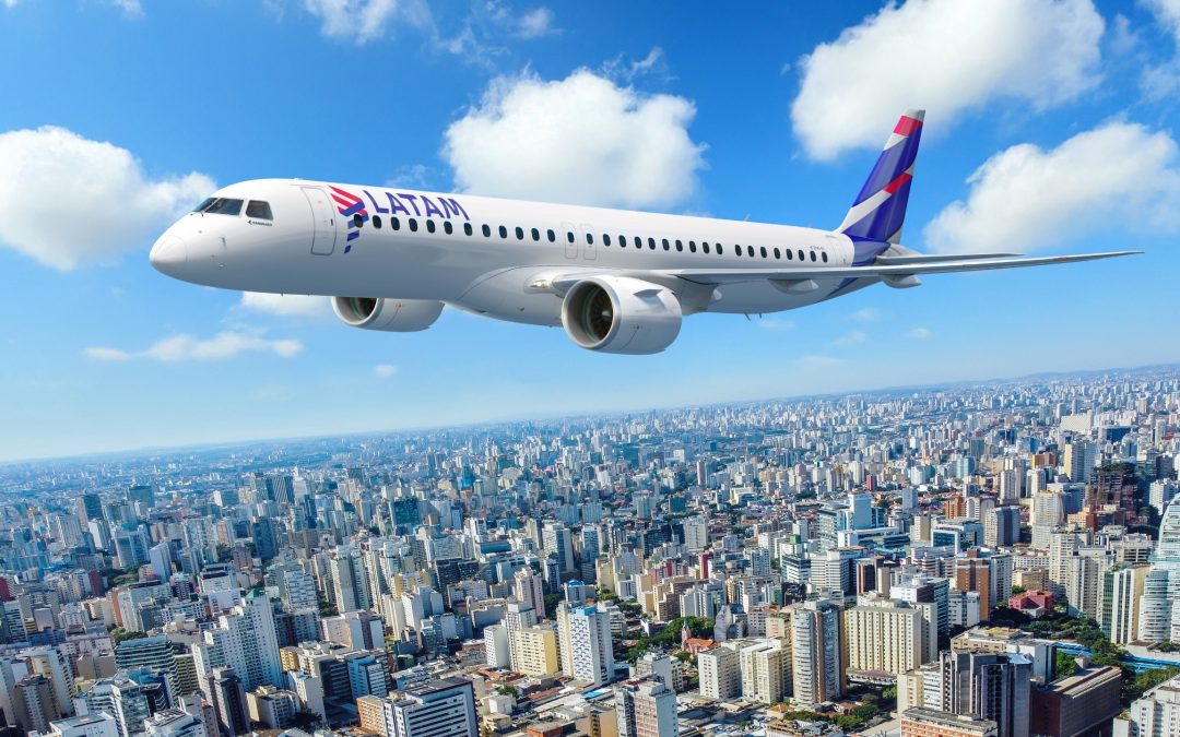 Grupo LATAM Anuncia Plan para Fortalecer la Conectividad en Sudamérica con el Embraer E195-E2