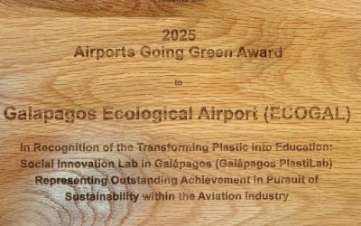 Reconocen al Aeropuerto Ecológico de Galápagos con el Airports Going Green® 2025 por Impulsar la Economía Circular