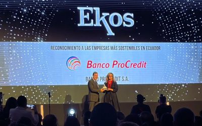 Banco ProCredit Recibió Reconocimiento a las Empresas Más Sostenibles del Ecuador