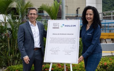 Nestlé Ecuador y Holcim Ecuador Impulsan una Simbiosis Industrial que Convierte Agua Tratada en Soluciones de Construcción Sostenible